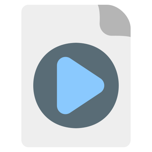 plik wideo Generic Flat ikona