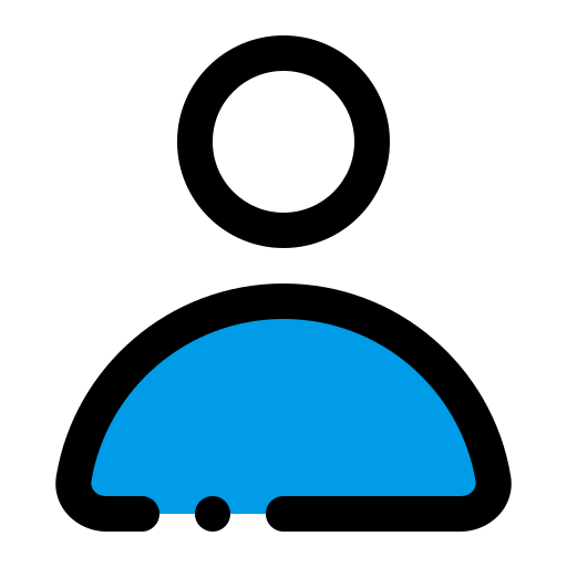 User Generic Blue icon