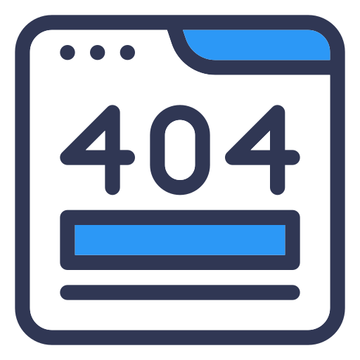 error 404 Generic Blue icono