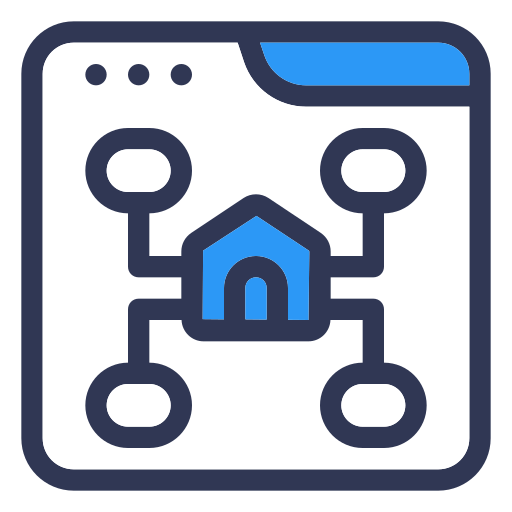 Home page Generic Blue icon