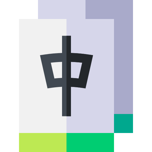 mahjong Basic Straight Flat icon