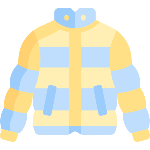 Puffer coat Special Flat icon