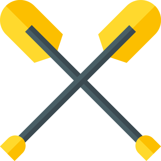 Oars Basic Straight Flat icon