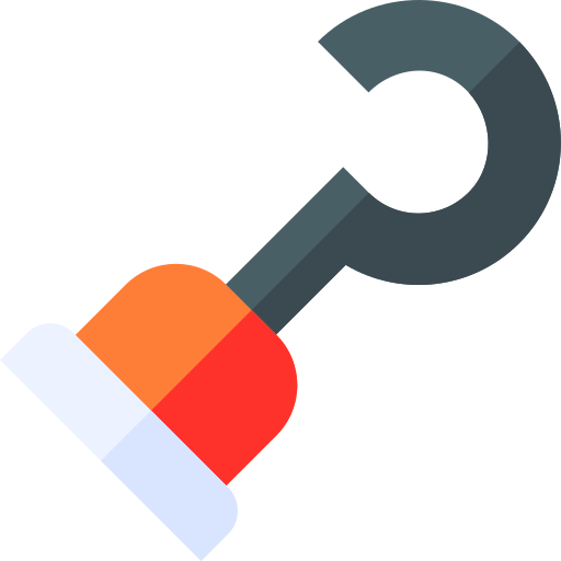 Hook Basic Straight Flat icon