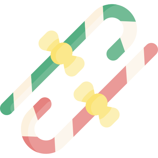 Candy cane Special Flat icon