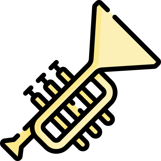trompeta Special Lineal color icono
