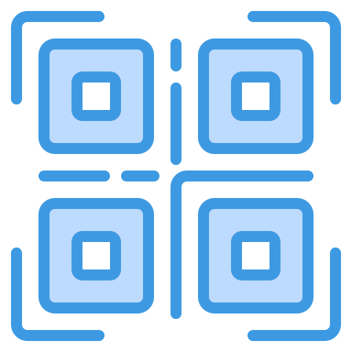 qr code Generic Blue Icône