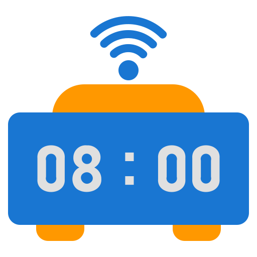 Smart clock Generic Flat icon