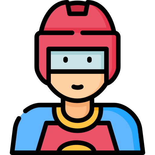hockey spieler Special Lineal color icon