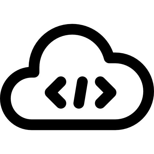 computação em nuvem Basic Rounded Lineal Ícone