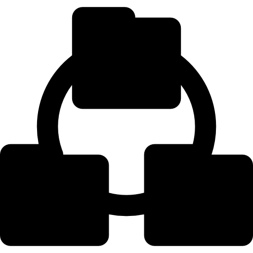 Connections Basic Rounded Filled icon