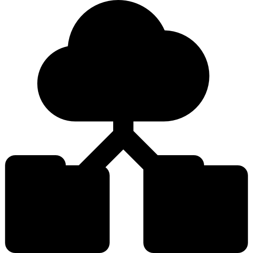 cloud computing Basic Rounded Filled icon