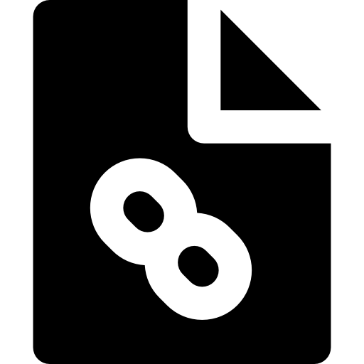 links Basic Rounded Filled icon
