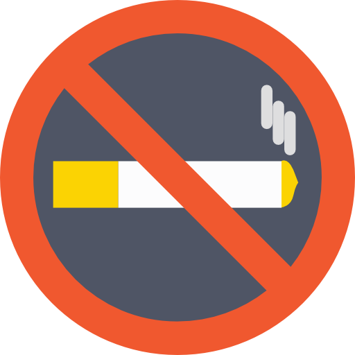 proibido fumar Prosymbols Flat Ícone
