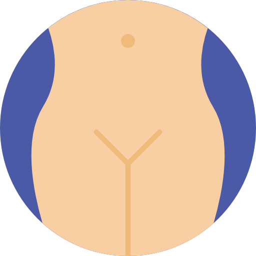 vagina Prosymbols Flat icona