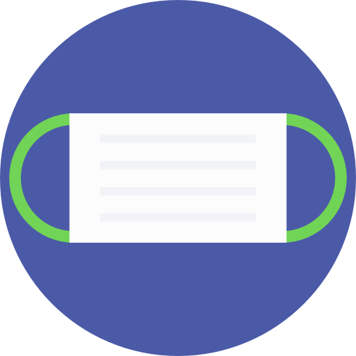마스크 Prosymbols Flat icon