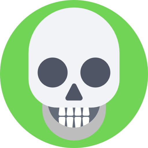 Skull Prosymbols Flat icon