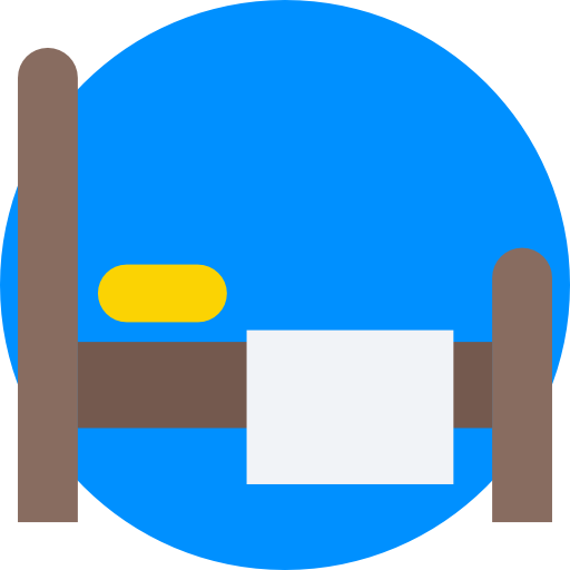 cama Prosymbols Flat icono
