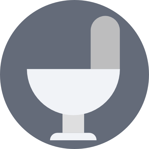toaleta Prosymbols Flat ikona