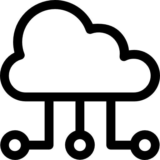 computación en la nube Prosymbols Lineal icono