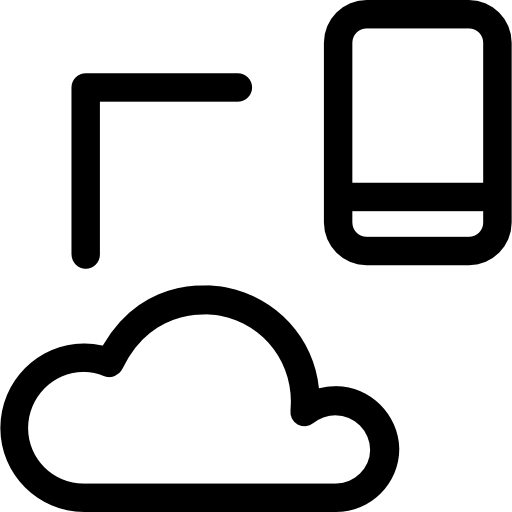 computación en la nube Prosymbols Lineal icono