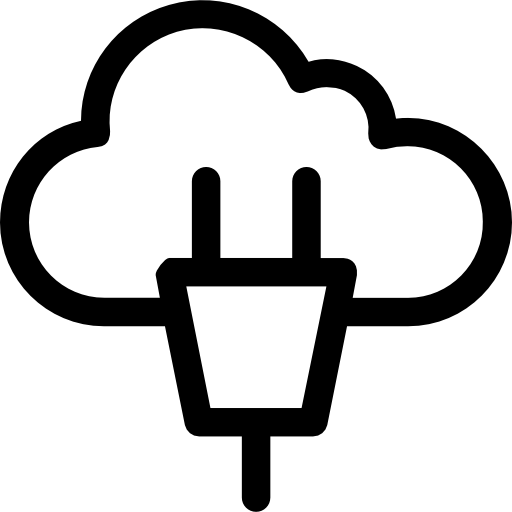 cloud computing Prosymbols Lineal icoon