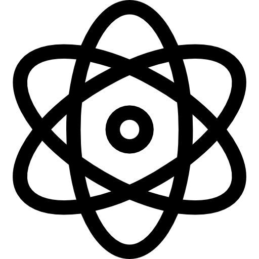 Атомный Prosymbols Lineal иконка