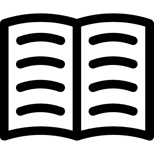 otwarta książka Prosymbols Lineal ikona