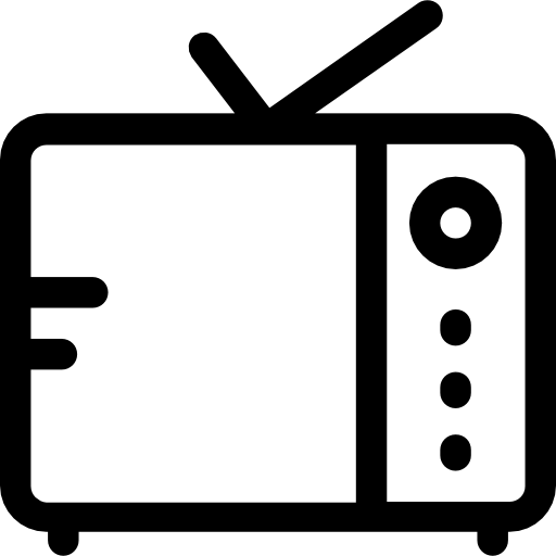 télévision Prosymbols Lineal Icône