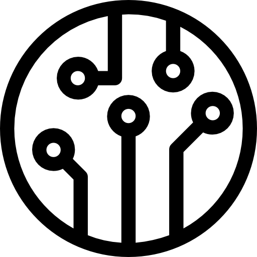 o circuito Prosymbols Lineal Ícone