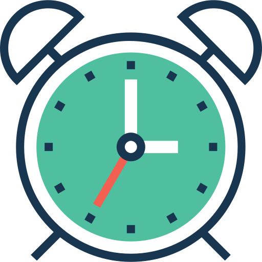 Alarm clock Prosymbols Lineal Color icon