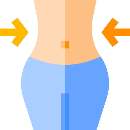 slank lichaam Basic Straight Flat icoon