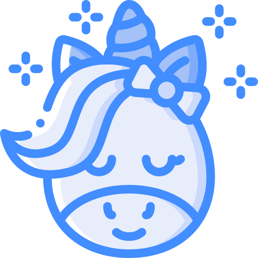 unicornio Basic Miscellany Blue icono