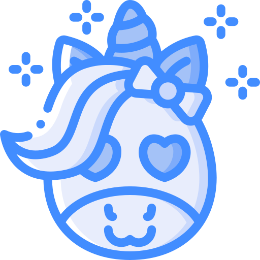 unicorno Basic Miscellany Blue icona