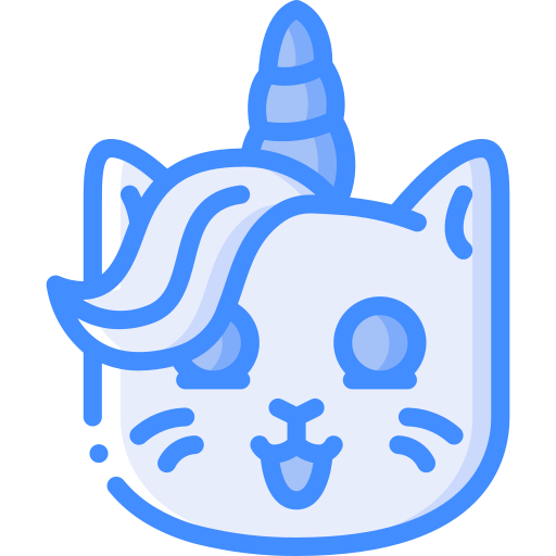 gatto Basic Miscellany Blue icona