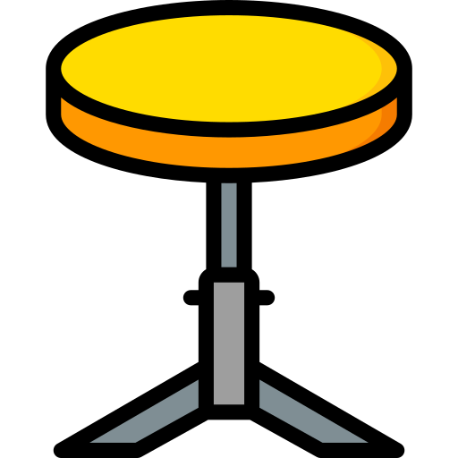Stool Basic Miscellany Lineal Color icon