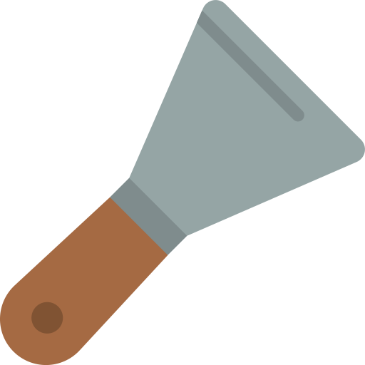 Putty knife Basic Miscellany Flat icon