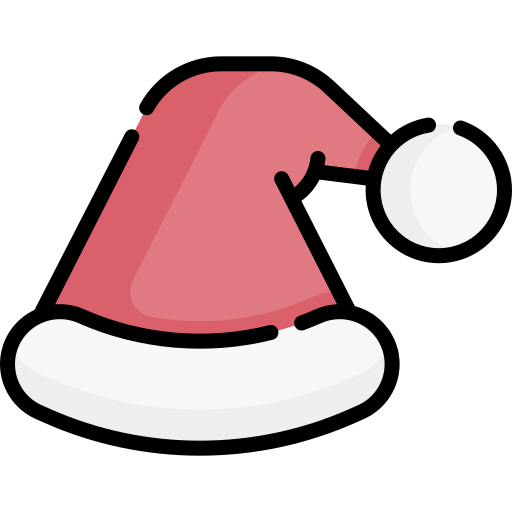 sombrero de santa Special Lineal color icono