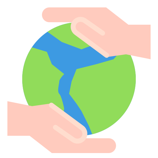 Earth Payungkead Flat icon