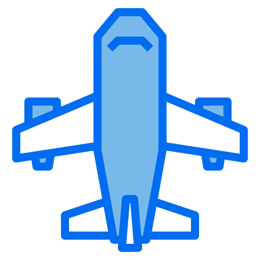 비행기 Payungkead Blue icon