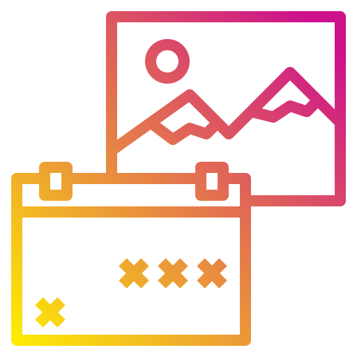 kalendarz Payungkead Gradient ikona