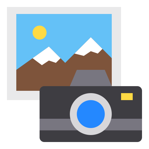 Camera Payungkead Flat icon