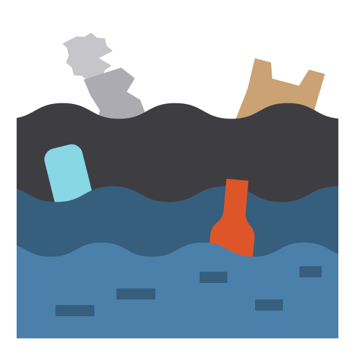 Sewage Payungkead Flat icon