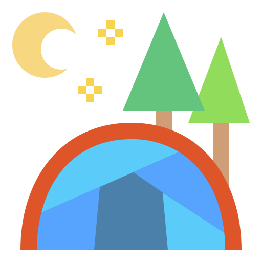 テント Payungkead Flat icon