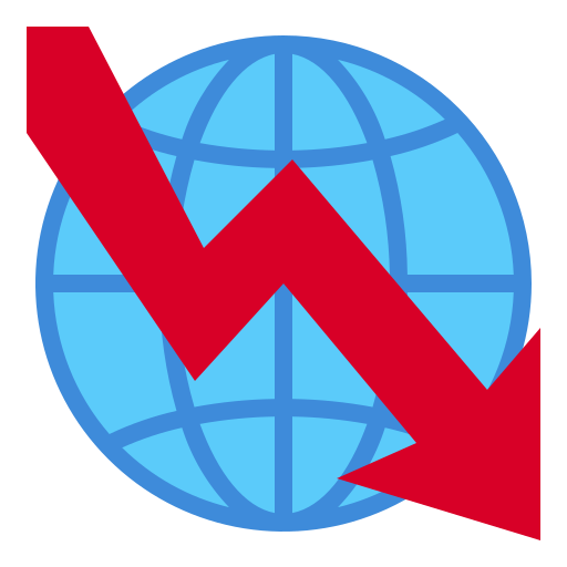 글로벌 경제 Payungkead Flat icon