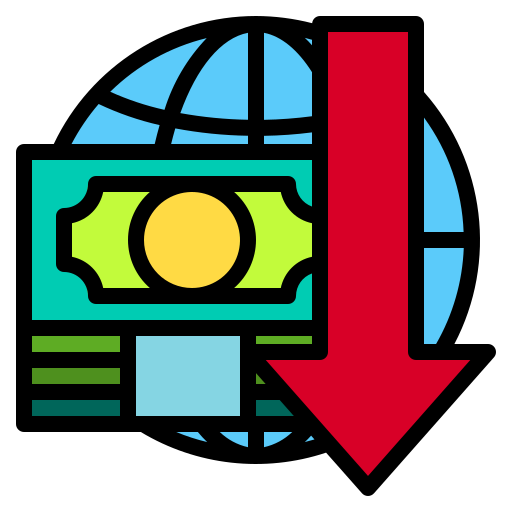 Global economy Payungkead Lineal Color icon