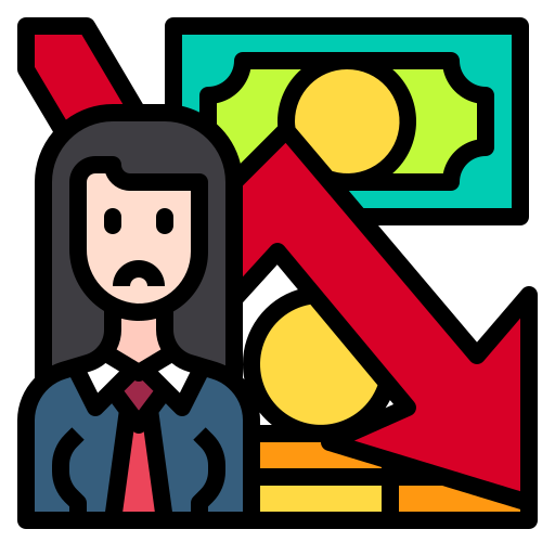 Businesswoman Payungkead Lineal Color icon