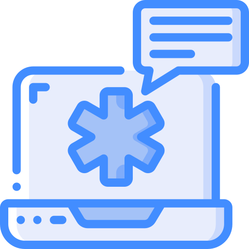 Laptop Basic Miscellany Blue icon