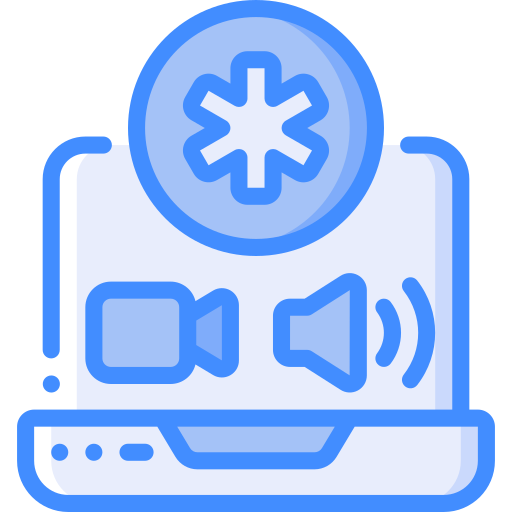 Laptop Basic Miscellany Blue icon