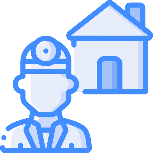House Basic Miscellany Blue icon